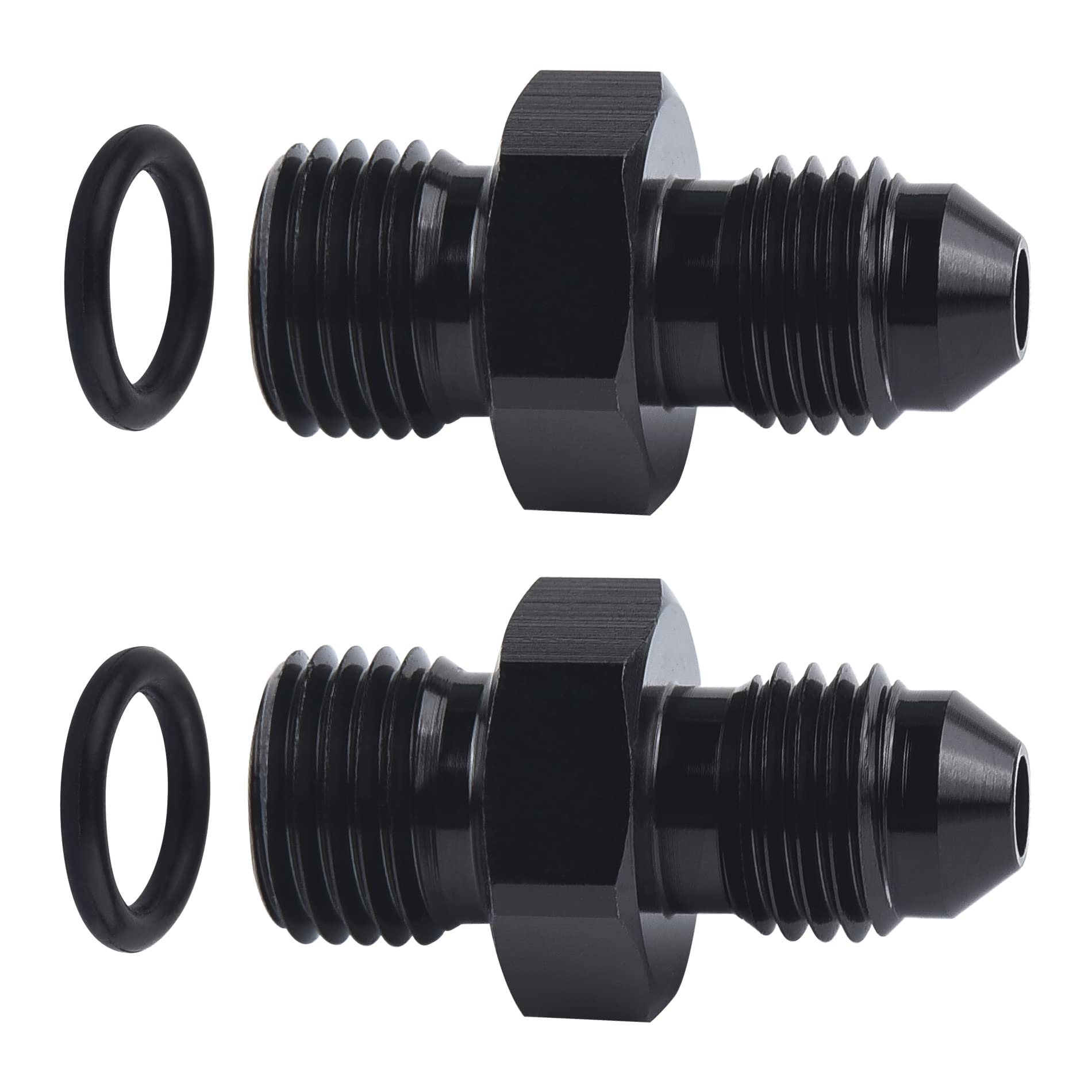 Adaptateur 4AN mâle EVIL ENERGY étanche en aluminium M12x1.25 pour haute pression