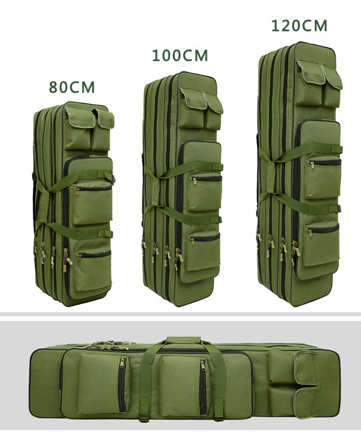 Bolsa Táctica para Rifle, Estuche para Carabina, 31" 39" 47" Estuche para Escopeta Airsoft, Funda para Escopeta con Correa De Hombro Ajustable para Pesca Y Caza Al Aire Libre