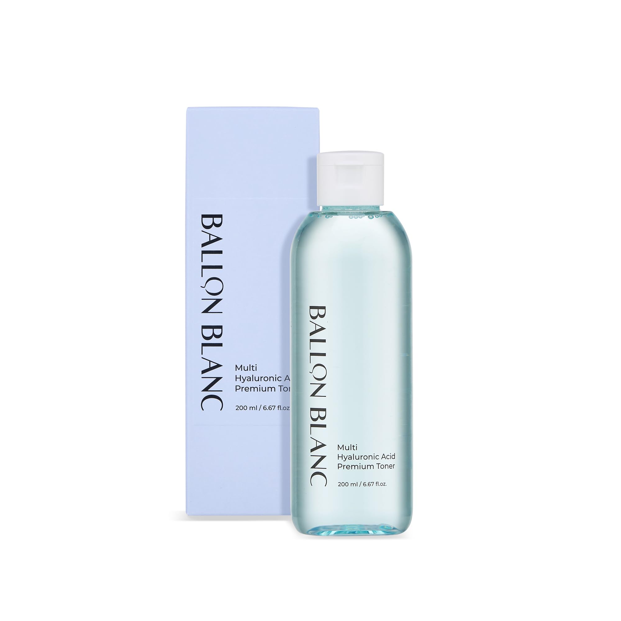 BALLONBLANCMulti Hyaluronic Acid Premium Toner | pH 5.7 | Rapid Hydrating pH Balancing Toner with Guava Leaf Extract and Niacinamide for Dry Skin | Vegan/Cruelty Free, K-Beauty | 6.67 fl oz.