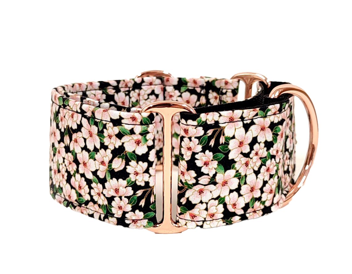 Collar Martingale Para Perro: Sakura, Hecho a Mano en España por Wakakán