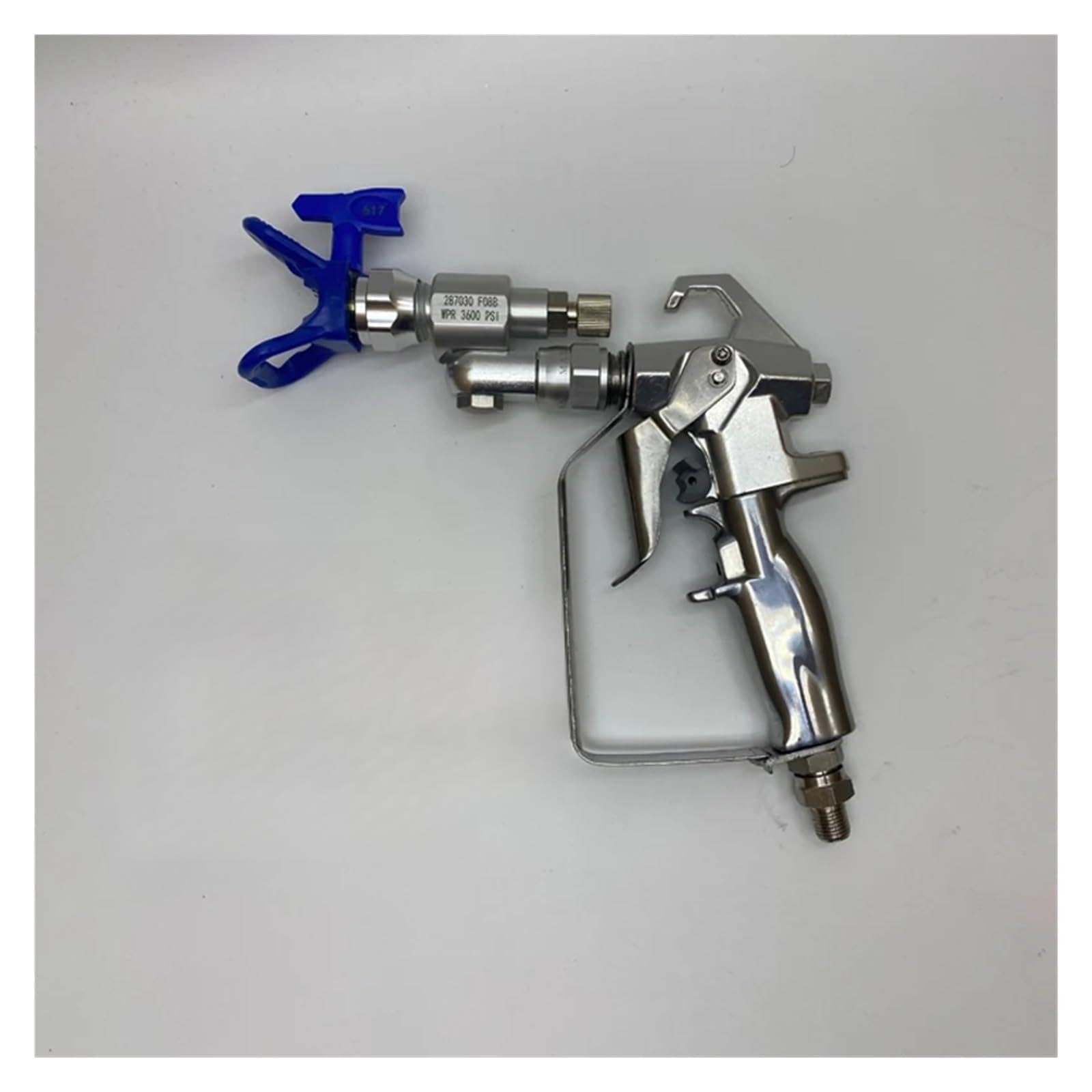 Pistolet malarski, 288420 2-palcowy pistolet natryskowy do farb bezpowietrznych 3600 Psi 24,8 MP X-Tip 517 z filtrami ochronnymi do wysokociśnieniowego natrysku farby do ściany, mebli, na zewnątrz, do