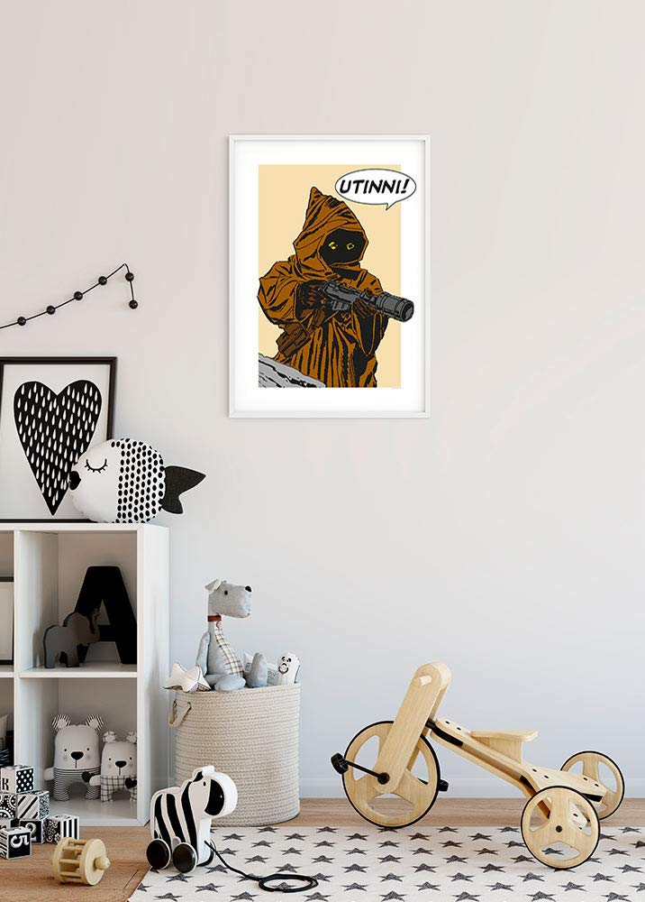 Star Wars Wandbild Java Market – 50x40 Cm, Hochwertiger Druck Ohne Rahmen