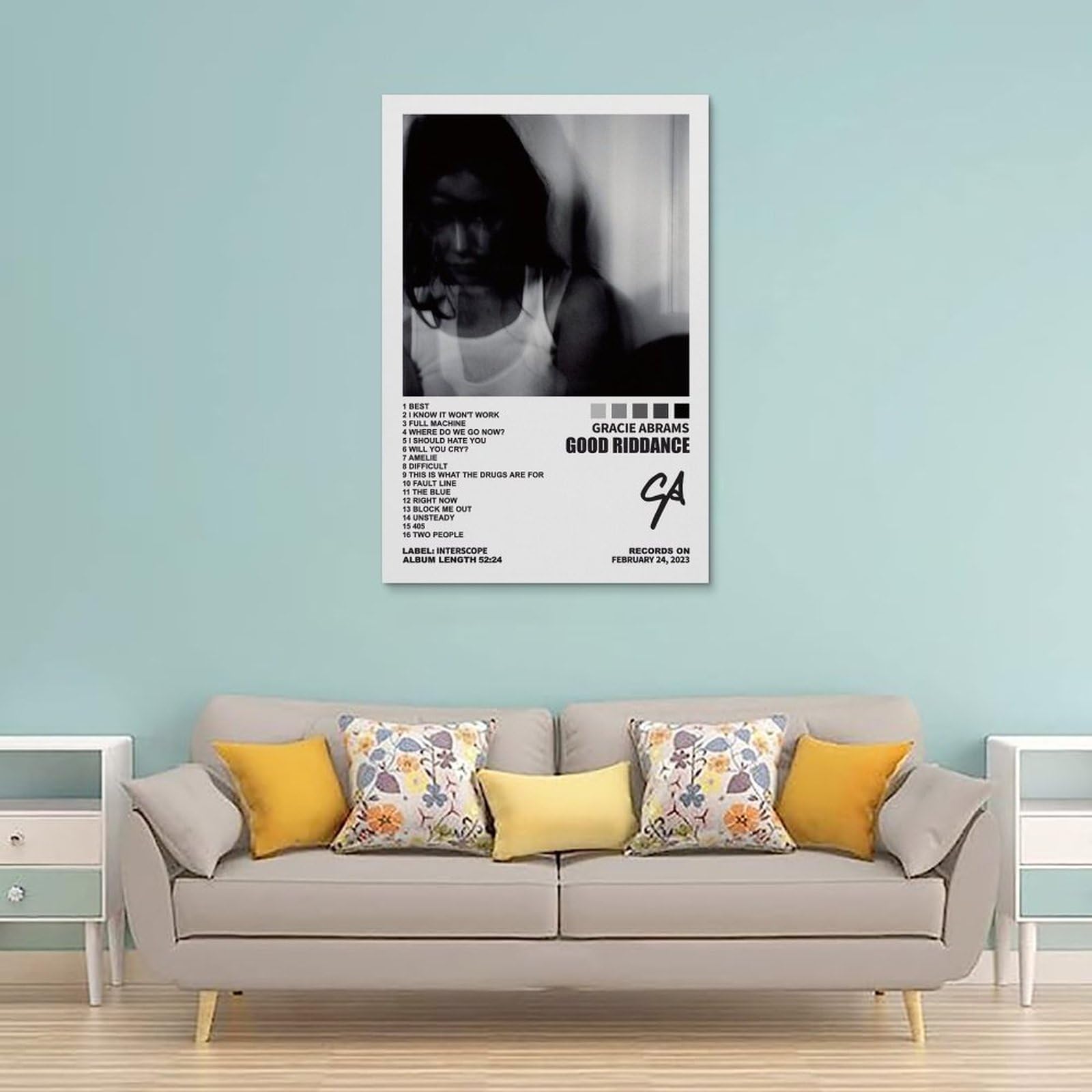 グレイシーエイブラムス-LiveFrRadioCityMusicHallポスター Amazon.com: Gracie Poster Abrams Good Riddance Album Cover
