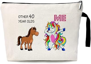 Other 40 Year Olds Me Unicorn Cosmetic Bag，40 Year Old Gifts，40th Birthday Gift ，40th birthday gift mom，Best Friend Gifts，Wife 40th Birthday，Birthday Gifts Women，40th Birthday Idea Presents For Women