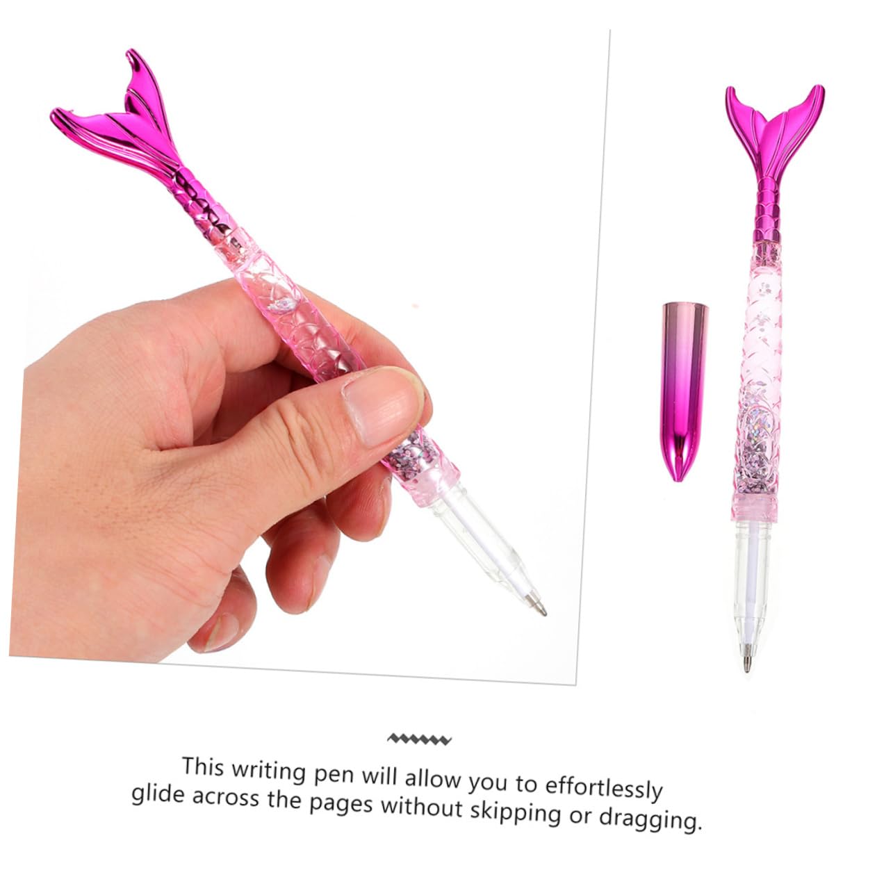 Tofficu 3ensembles Stylos à Bille Et Gel Design Sirène De Stylos Colorés Pour Étudiants Et École