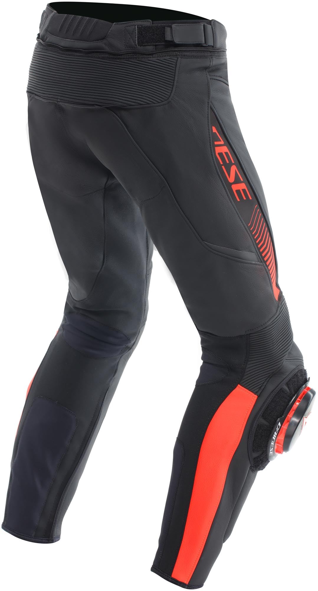 Dainese Super Speed S26 Skórzane spodnie motocyklowe, czarny/czerwony, 52