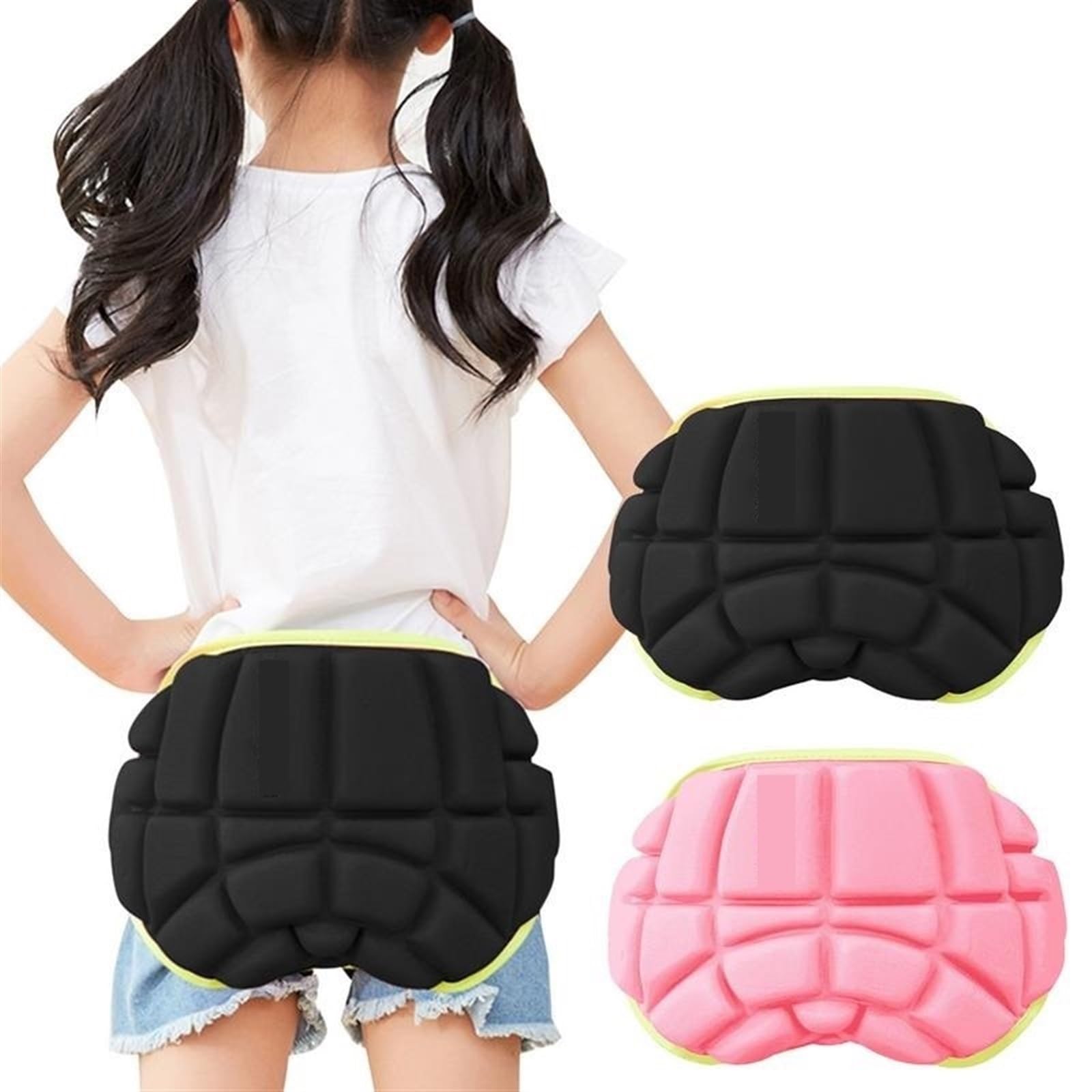 Sports Ski Skate Snowboard Protection Enfant Protecteur De Hanche Doux Rembourré Hanche Shorts for Ski Patinage Ski Protecteur Patinage (Color : Black M)