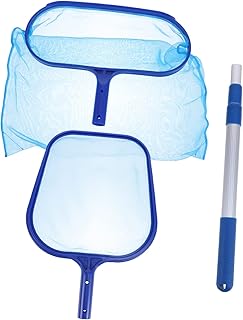 Yardwe 1 Conjunto De Rede De Limpeza De Piscina Para Banheira De Hidromassagem Ancinho Malha De Salvamento Malha Fina Pvc Skimmers & Redes Rede De Salvamento Rede De Colher De Piscina