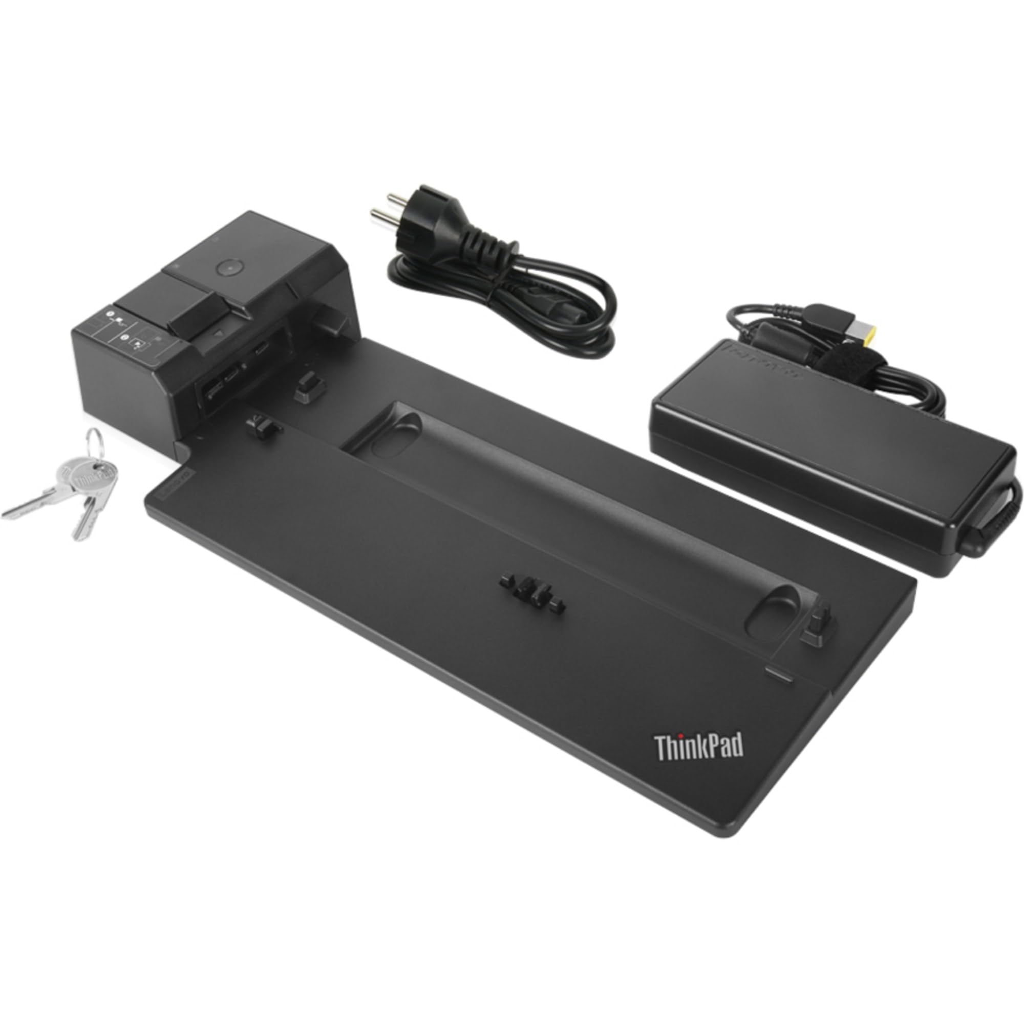 Lenovo 40AH0135US station d'accueil Noir - Stations d'accueil (Station d'accueil, 3,5 mm, 10,100,1000 Mbit/s, Lenovo, P52s, L580, L480, T580, P580p, T480s, T480, X1 Carbon Gen 6, X280, 5 Gbit/s)
