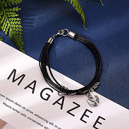 Ph Pandahall 2Mm Black Waxed Cord For Jewelry Making, 100 Yards Waxed Cotton Cord Thread Beading Cord String For Bracelet Necklace Waist Chain Anklet Macrame Supplies #TOP5