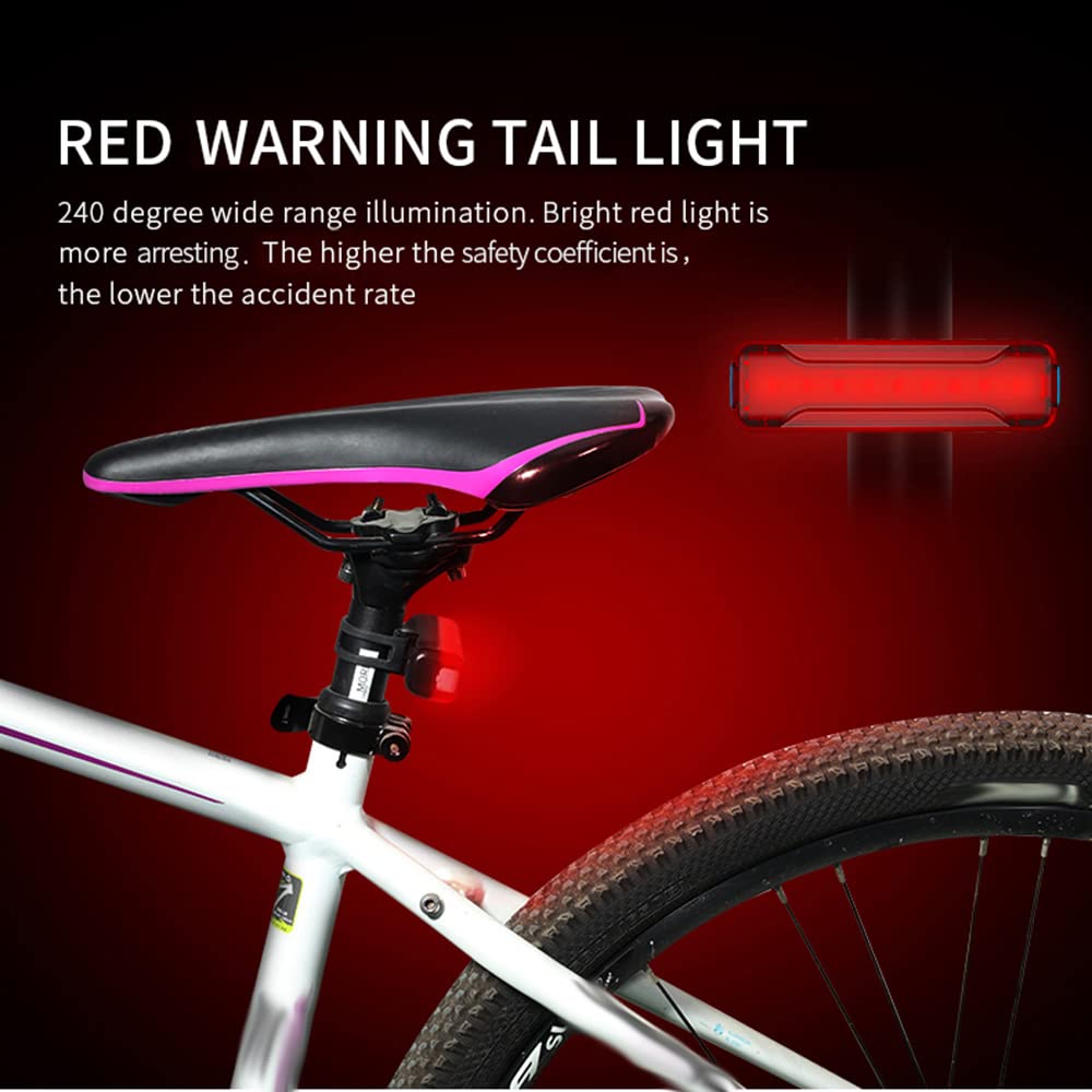 Rowerowe Tylne Światło 5 Tryby Światła Usb Tylne Światło Led Do Rowerowego Hełmu Ostrzeżenie Ostrzeżenie Led Mountain Tail Lampa,2600mah