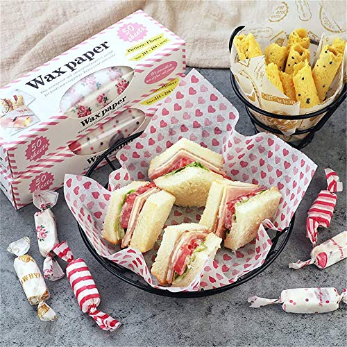 image for Autoor Wax Paper Resistant Waterproof Greaseproof Dry Hamburger Paper 