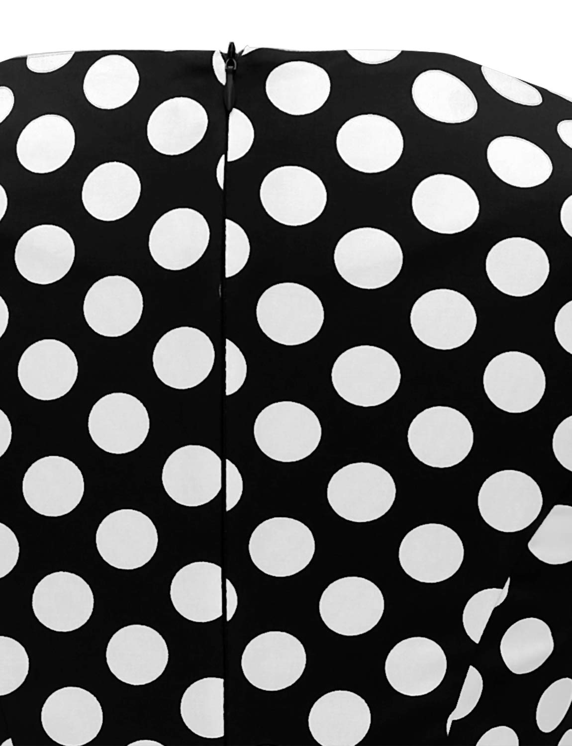 Dressystar Vintage Anni '50 Polka DOT e Tinta Unita Abiti da Ballo cap-Sleeve