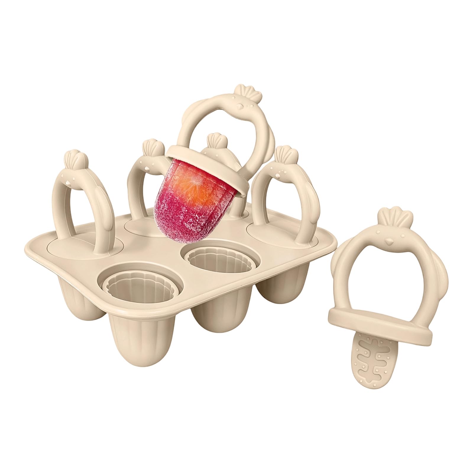 Tsophreniq Food Freezing Treat Maker Collection Offering Creative Forms Perfect for Family Connection and Desserts Cold Ice Cream Making Molds