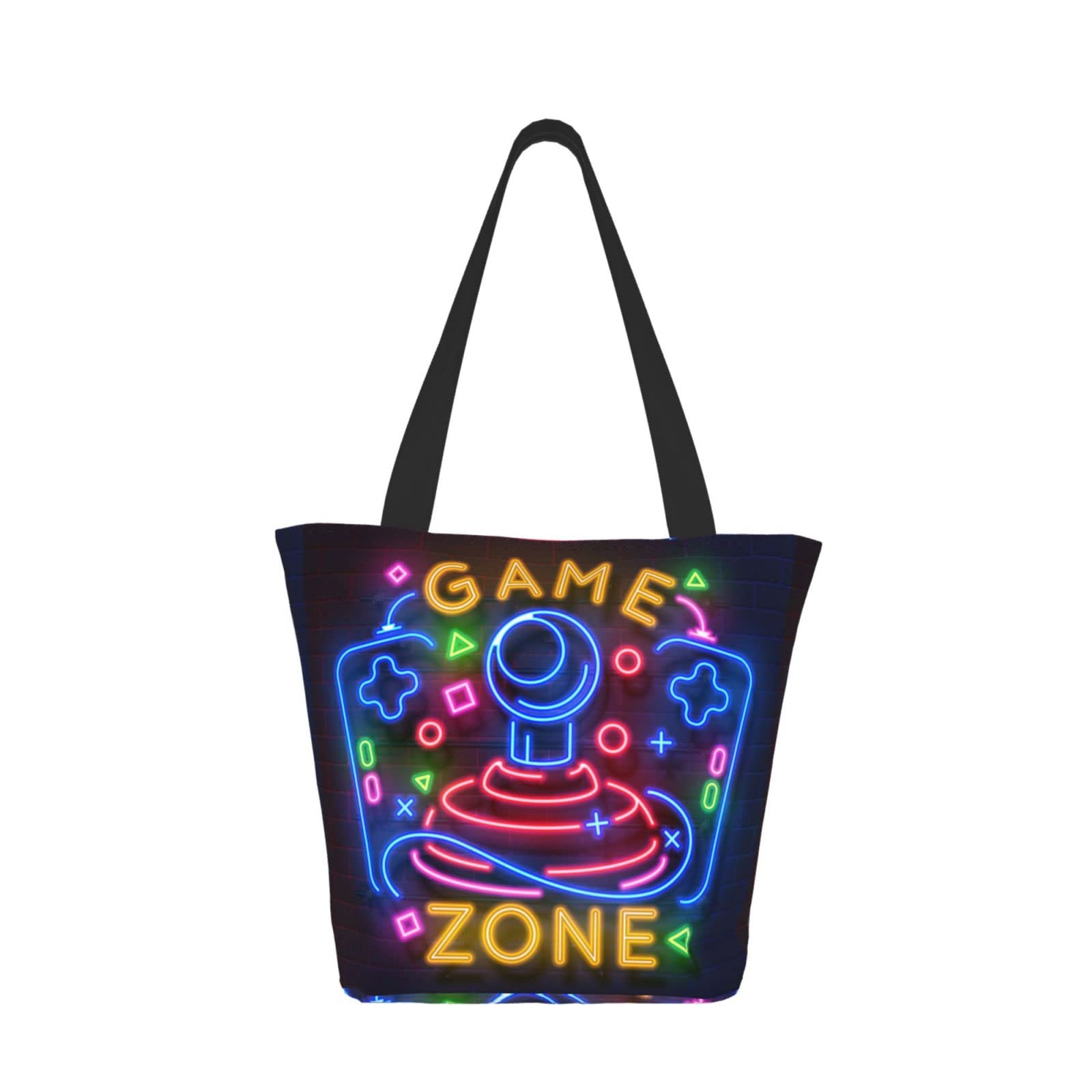 Amazon | [WINZING] レトロゲームネオンサインビデオゲーム エコバッグ
