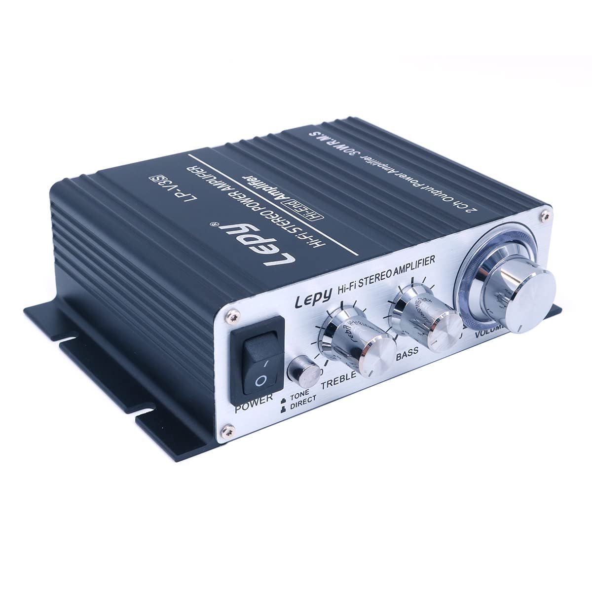 DollaTek LP-V3S 25Wx2 Amplificatore + Protezione Ritardata HiFi con Alimentazione 5A Compatibile con Computer, Cellulari o Lettori MP3 DAC ecc - Nero