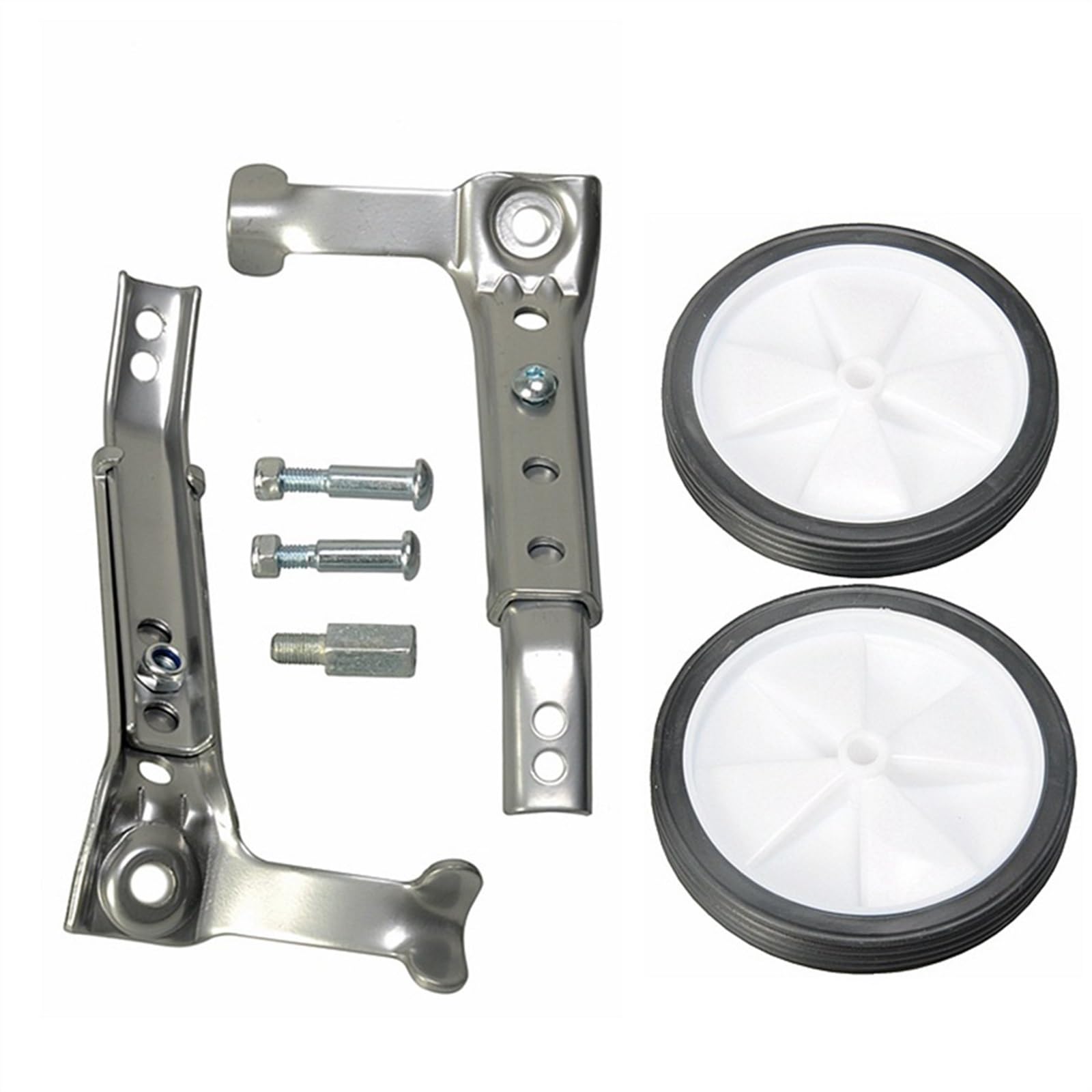 Rotelle per Bici Bambini 2pcs Ruota da Allenamento for Ciclismo Universale Bicicletta for Bambini Assistenza stabilizzatore dell'equilibrio in Acciaio.