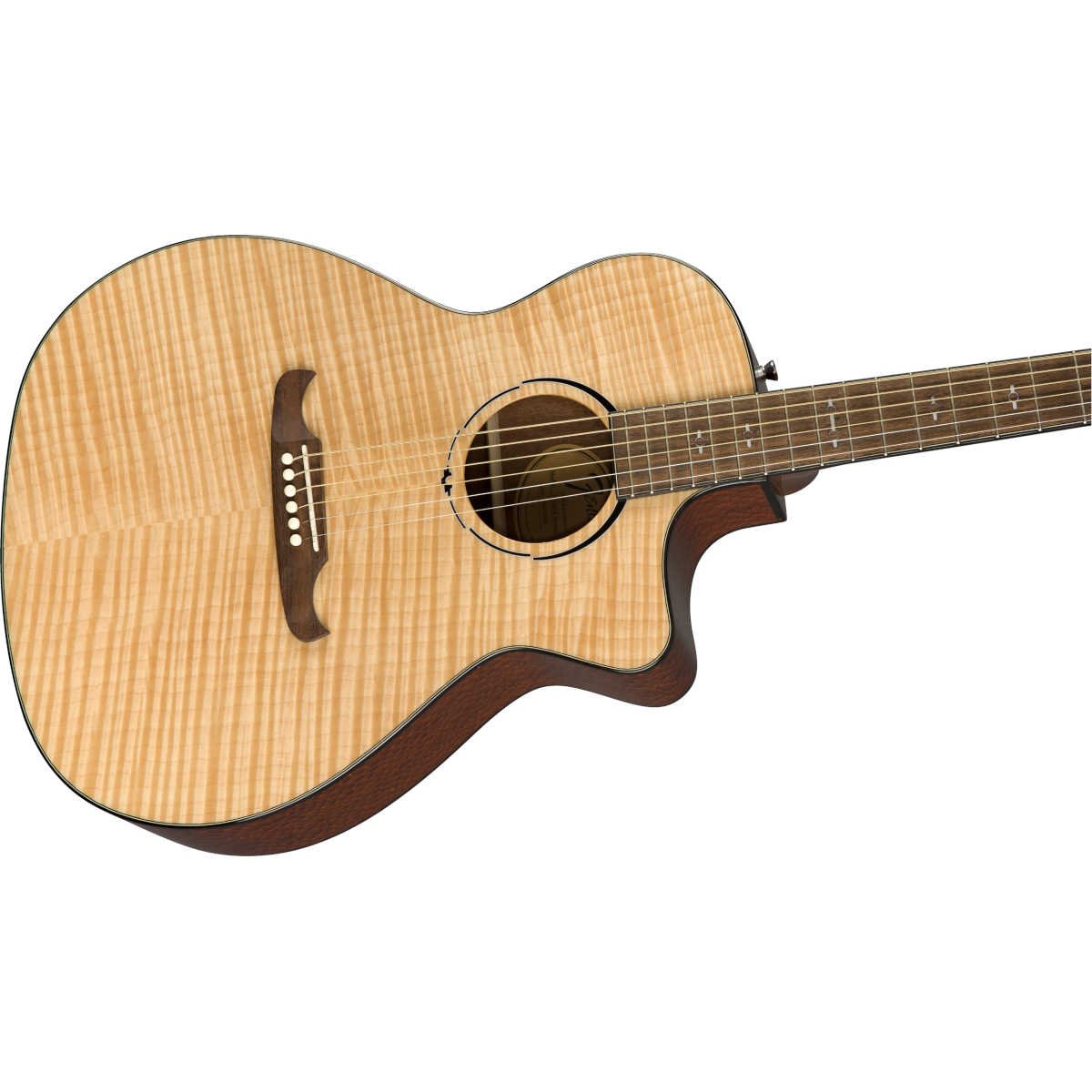 Fender FA-345CE - Chitarra acustica con corpo stile auditorium, con rosetta e tastiera, naturale