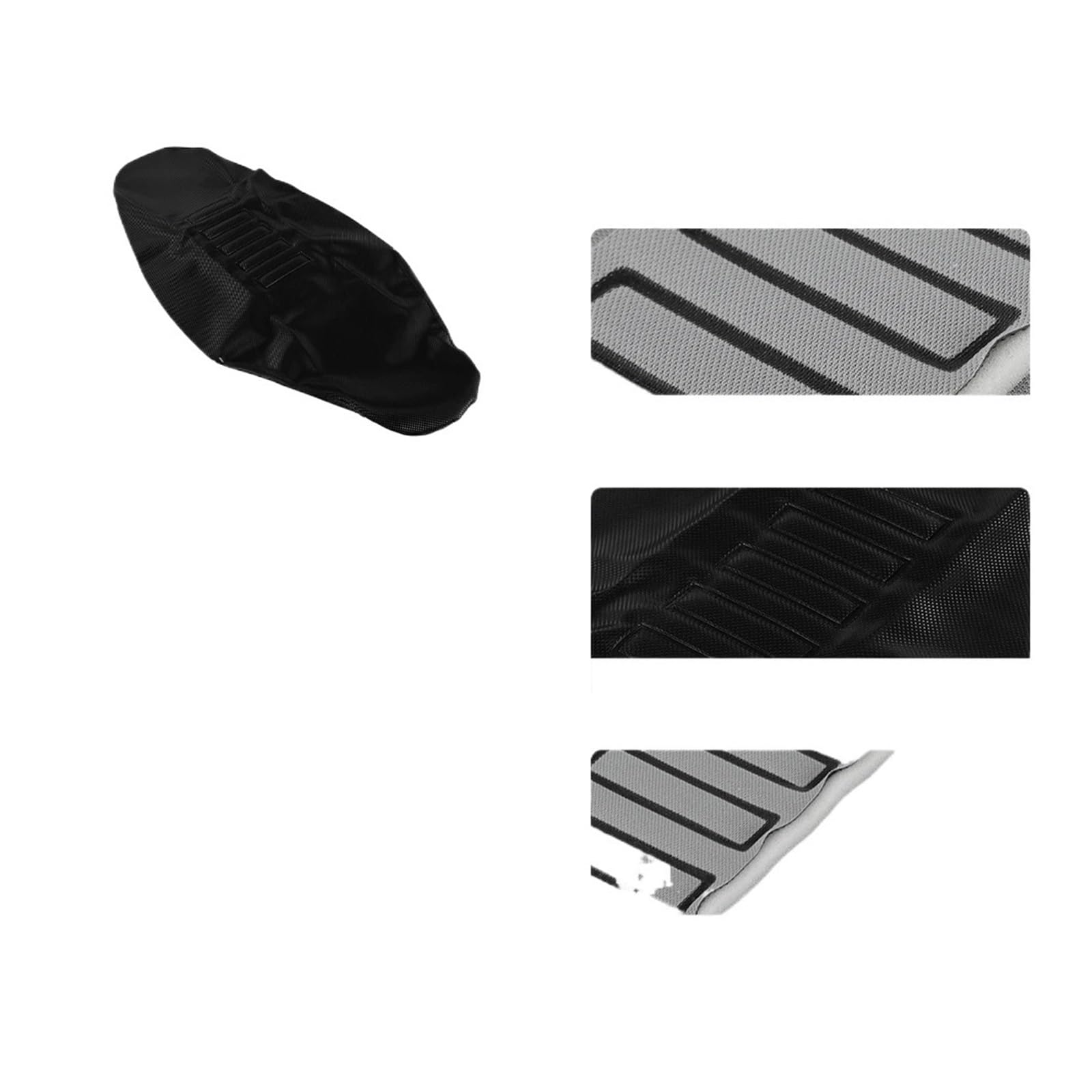 Funda para Asiento de Motocicleta para Funda de Asiento PVC contra Desgaste Motocicleta Impermeable Antideslizante para Honda