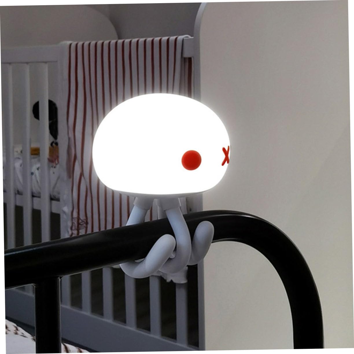 Operitacx Lámpara de Lactancia Portátil Color Claro Batería 1200mah | Luz Suave, Abs y Silicona, para Hotel y Salón, Diseño Compacto Recargable