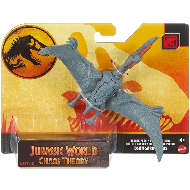 Foto 2 de 5 de Jurassic World Chaos Theory Danger Pack Dsungaripterus Figura de acción de juguete Posable