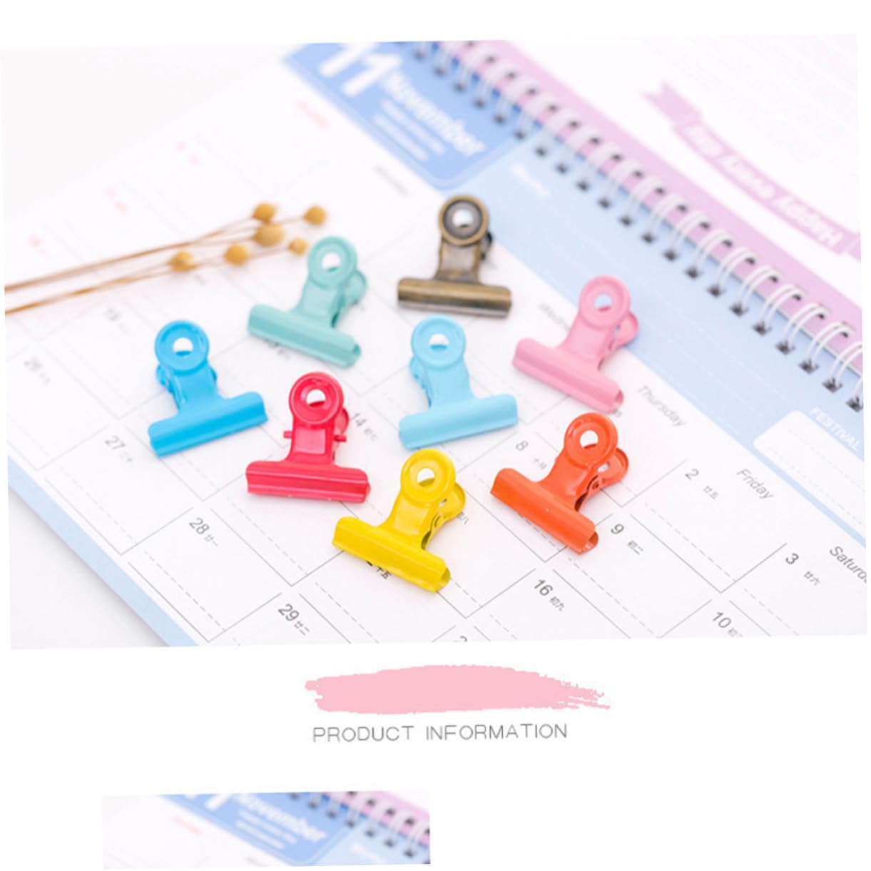 NUOBESTY 120pezzi Clip Metalliche Per Documenti Clip Scrivania Per e Scuola Colori Organizzazione Prezzi