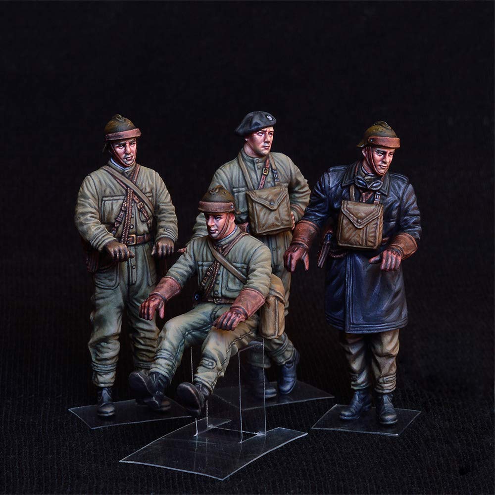 MiniArt 35267 WWII Polish Tank Crew, 1/35 Scale World War II Military  Miniatures Series Plastic Figure Model Kit : Amazon.com.au: Toys & Games