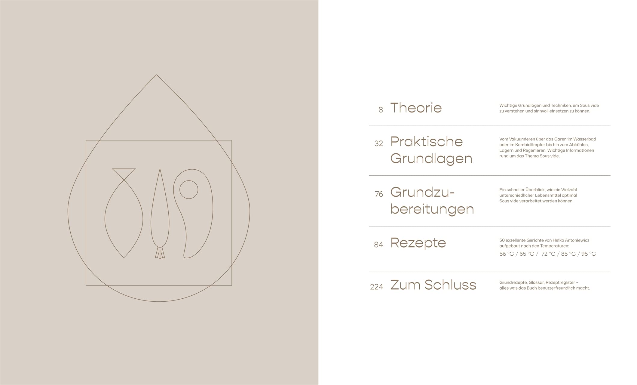 Sous-vide: Das komplett neue Sous-vide-Buch von Heiko Antoniewicz. 50 komplexe Gerichte und umfassende Grundrezepte