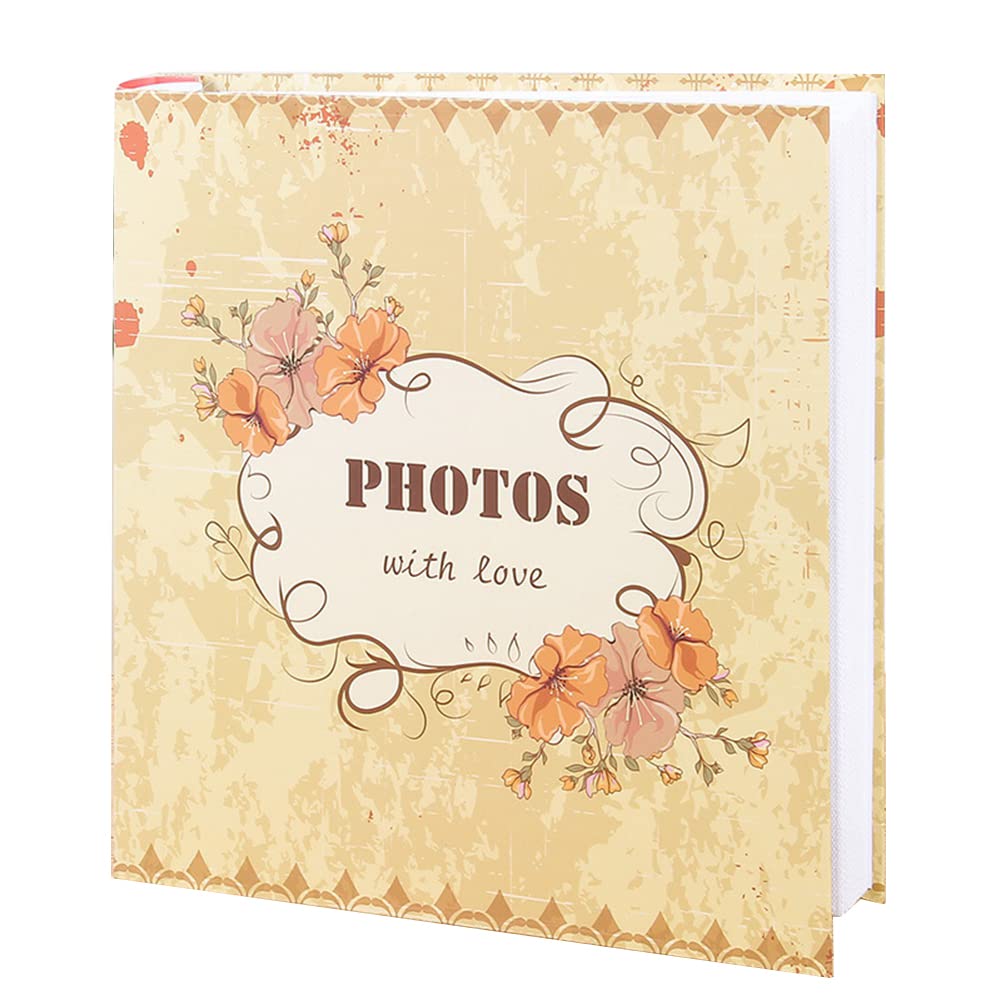 Fotoalbum mit 600 Taschen für 15 X 10 cm, Extra Groß, Einsteckalbum, Hochzeitsfotoalben, für Familie Hochzeit Jahrestag Baby Urlaub,30.5x34CM(120 Seiten),5