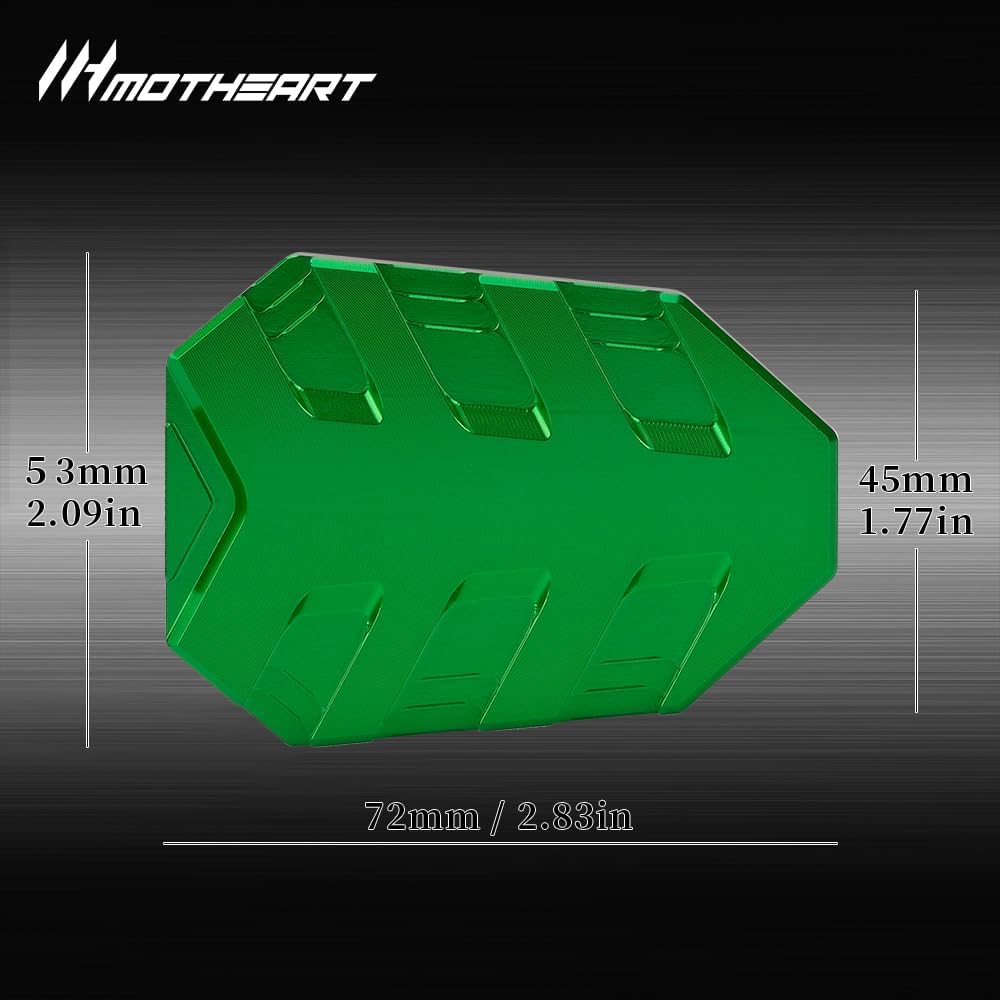 Brake Pedal Extension for Motorcycles For Ninja ZX-6R 636 1995-2025 CNC Aluminum Lightweight Easy to Install Safer Control ninja zx-6r 636 Accessories (Green)