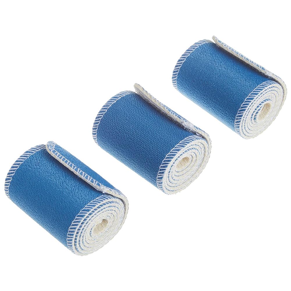 Therapeutic Treatment Wrap Wrap Binder Tapelike Wrap, Elastic Stretch, Effectively Holds Moist Heat Packs, Heating Packs, Cold Packs and Ice Packs in Place. 2.5" W x 48" L, 3 Count.