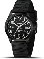 LENQIN Quartz Nurse Watch for Men Women: 30M Waterproof, Luminous Military Time Dial, Analog Sports Unisex for Medical Pros