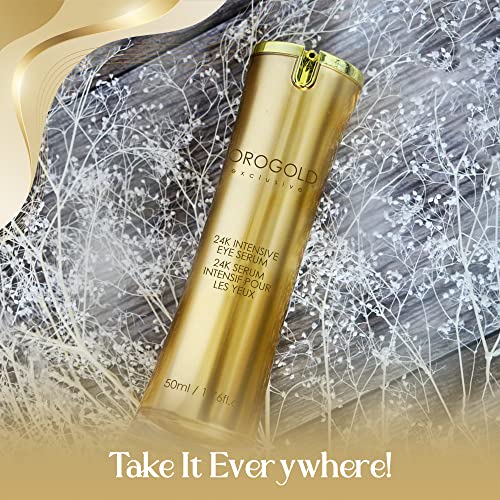 Orogold 24K Intensive Eye Serum For Wrinkles, Puffiness - Anti Aging Serum For Youthful Looking Skin - Under Eye Skin Softening Serum - 50 Ml. / 1.76 Fl. Oz. #TOP4