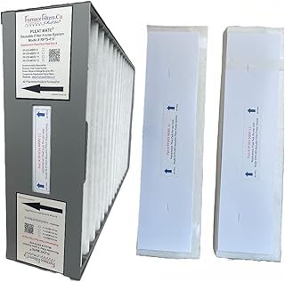 M1-1056 Reusable Filter Frame Kit - Size : 15 3/8 x 25 1/2 x 5 1/4 Inches - Includes Lifetime Reusable Frame MODEL # RFFS 816 and 3 Replacement Filters PART # PP-816 MERV 11. By FurnaceFilters.Ca