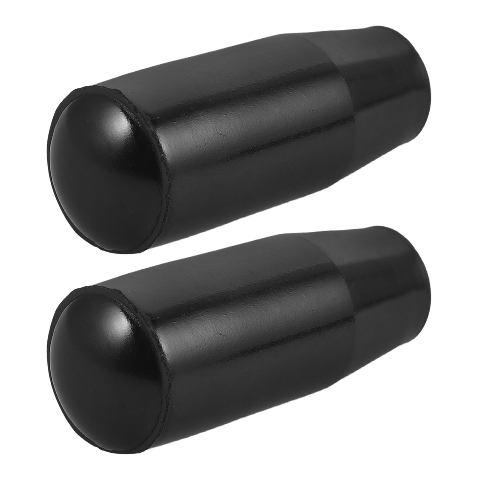 WHAMVOX 2 unidades de 2 tiradores de chimenea de plástico resistente al calor de 8 mm antideslizantes cubiertas para tiradores de puerta de horno piezas de repuesto para chimenea y accesorios de