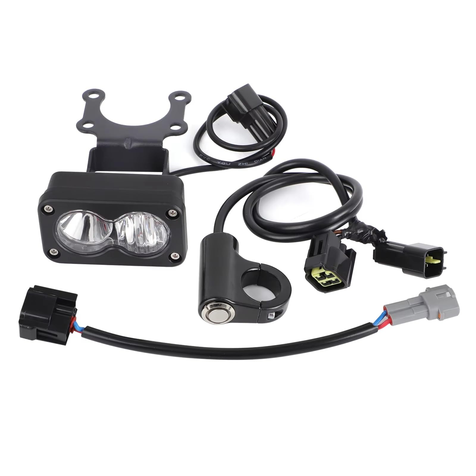 Generico per Sur per Ron per Talaria per Sting R MX4 Kit Fari Anteriori con Lente PC Barra Luminosa Moto Faro Anteriore Impermeabile Faro Moto