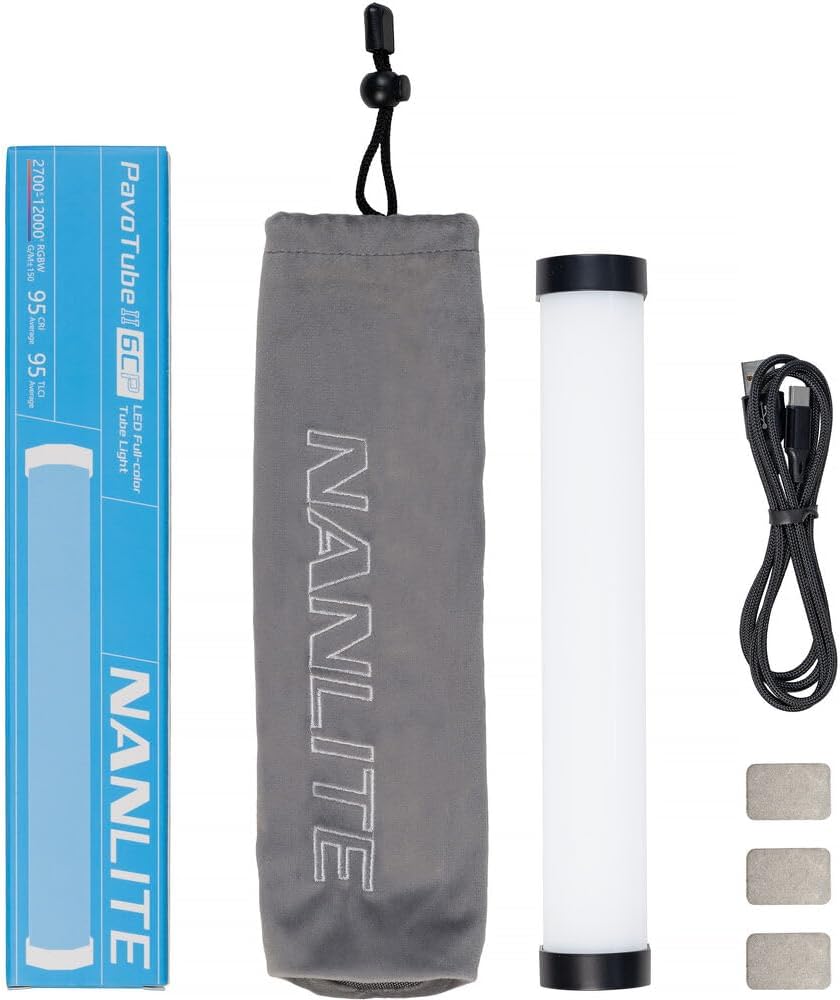 NanLite PavoTube II 6CP 9.84" 10W RGBW LED Tube
