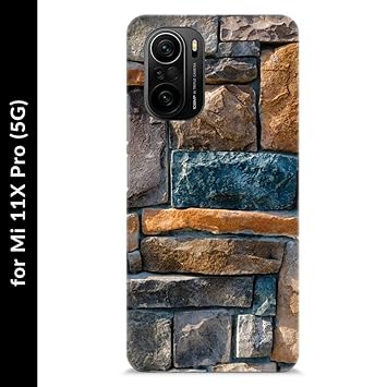 Chiraiyaa Nature Stone Wall Designer Printed Premium Back Cover Case for Mi 11X Pro 5G