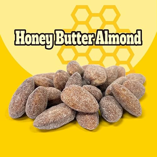 Miniatura 2 de MURGERBON oficial Mantequilla de miel de almendra, dulce con crujiente, alta proteína, bolsa con cremallera resellable, aperitivo para niños,