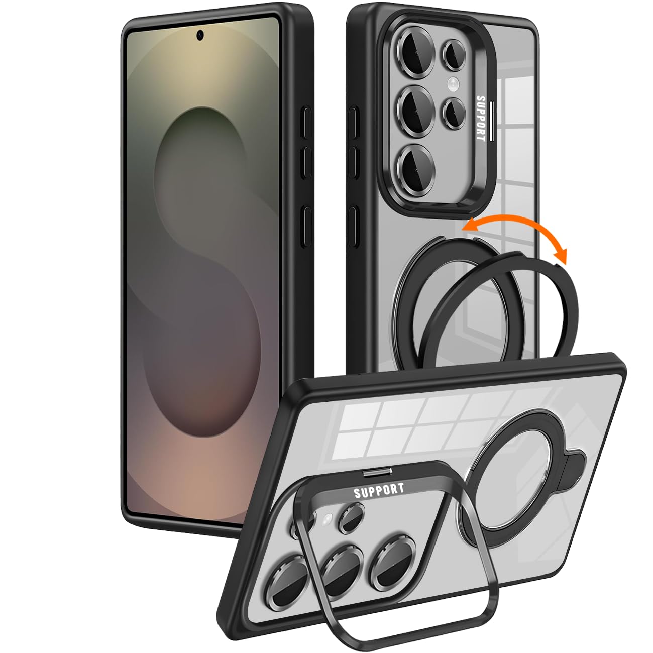 Galaxys25ウルトラケース Amazon.co.jp: 対応 GalaxyS25 Ultra ケース ブラック ギャラクシーS25