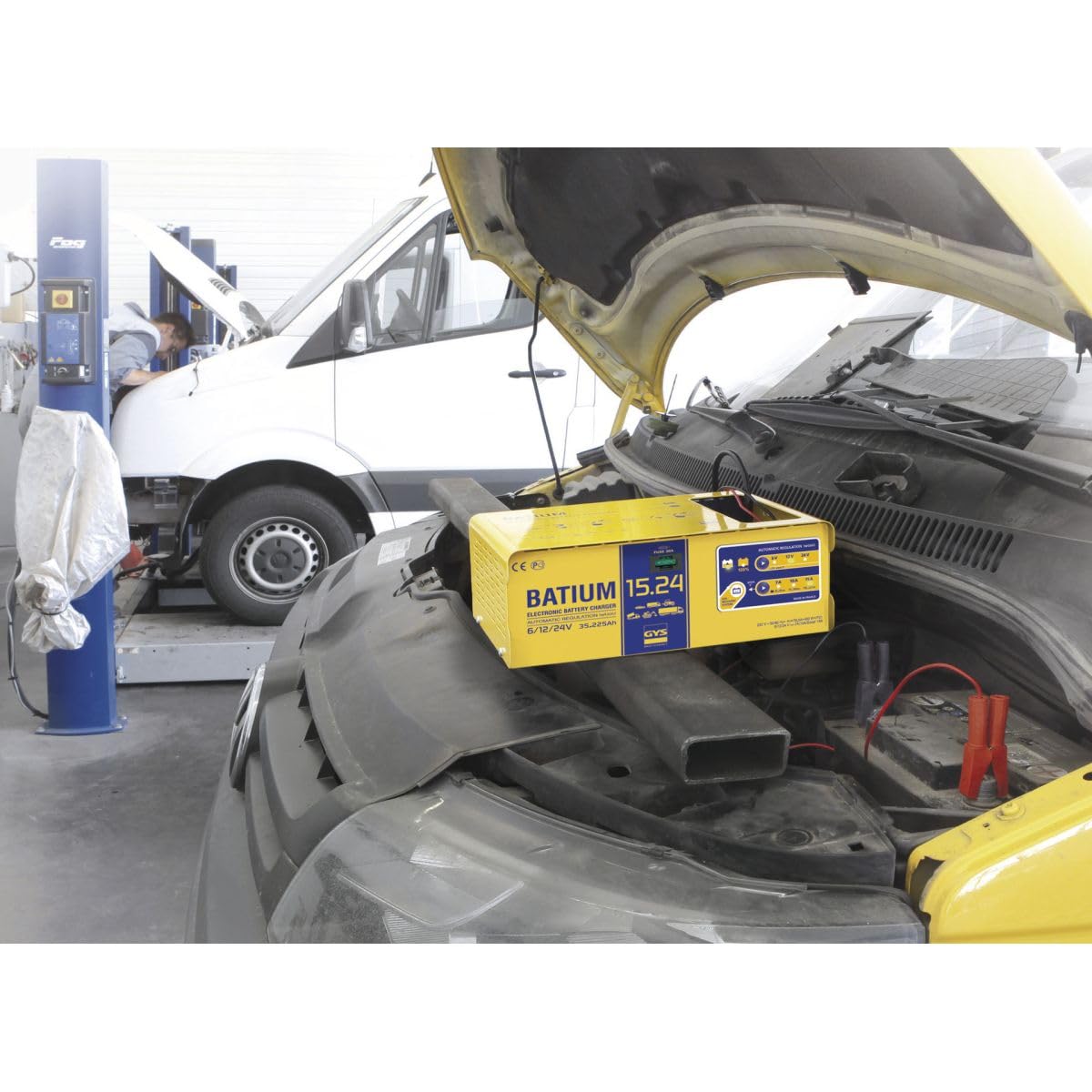 GYS Chargeur DE Batterie GYS BATIUM 15/24 Automatique 6/12/24 Volts