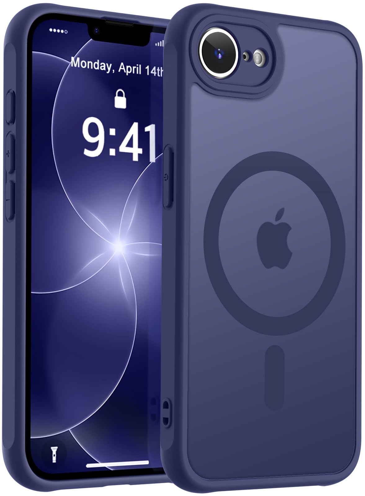 MOCCA Magnetic Shockproof for iPhone 17e Case,Deep Blue