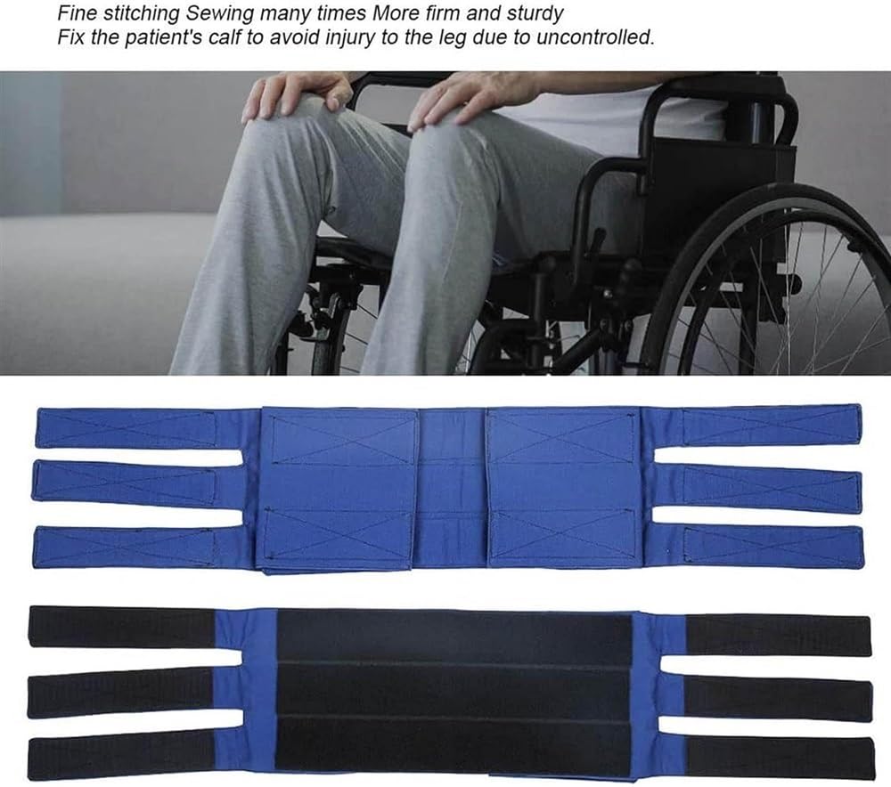 Cinturón de seguridad ajustable para silla de ruedas para ancianos y discapacitados, soporte antideslizante para piernas, accesorios seguros y cómodos para una mayor movilidad