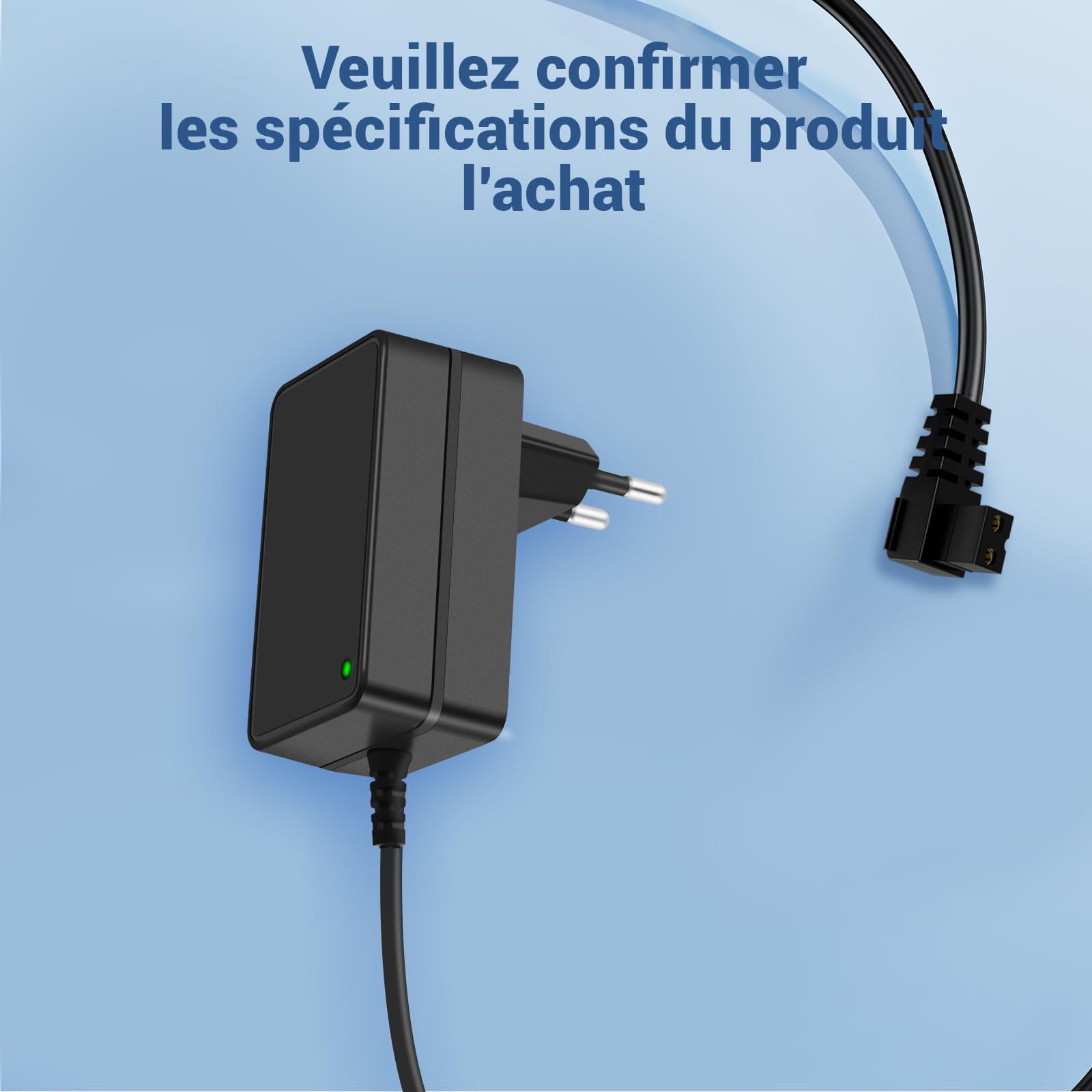 12.6V Chargeur Aspirateur Compatible avec Aiper Scuba SE Piscine sans Fil Robot Chargeur pour Aiper Seagull 600 SE 1000 1500 P1111 Pilot H1 pour Steinbach Poolrunner Batterie Basic 2.0 Piscine Robot