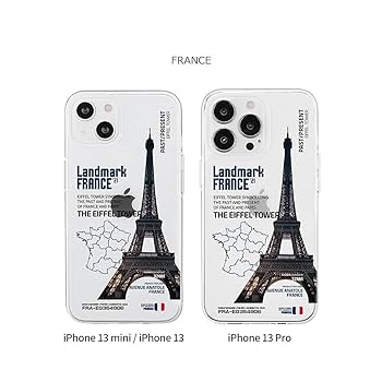 Plan de Paris 5種　13点セット Amazon.co.jp: Dparks iPhone 13 ケース ソフト クリア [ 透明