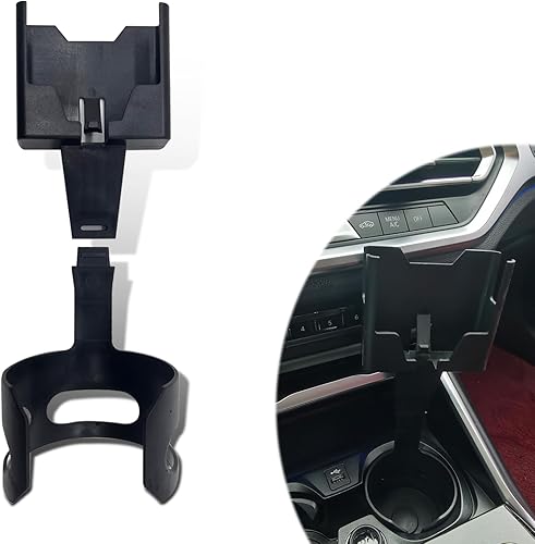 1 soporte multifuncional de gran capacidad para portavasos de automóvil, soporte de teléfono ABS de 3.4 x 2.9 pulgadas, resistente al agua, expansor