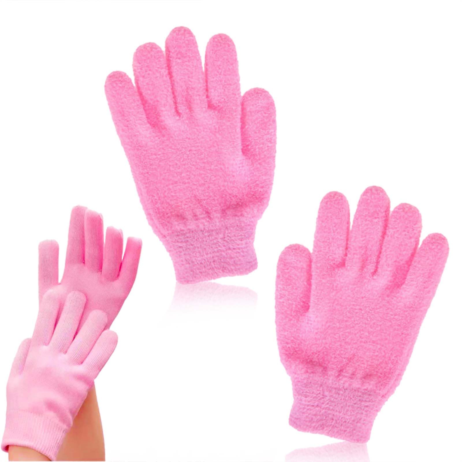 1 Pair Castor Oil Pack Wrap for Hand, Castor Oil Applicator, Washable Moisturizing Gloves for Wrist Arthritis and Carpal Tunnel, for Repairing Dry Cracked Moisturize Soften