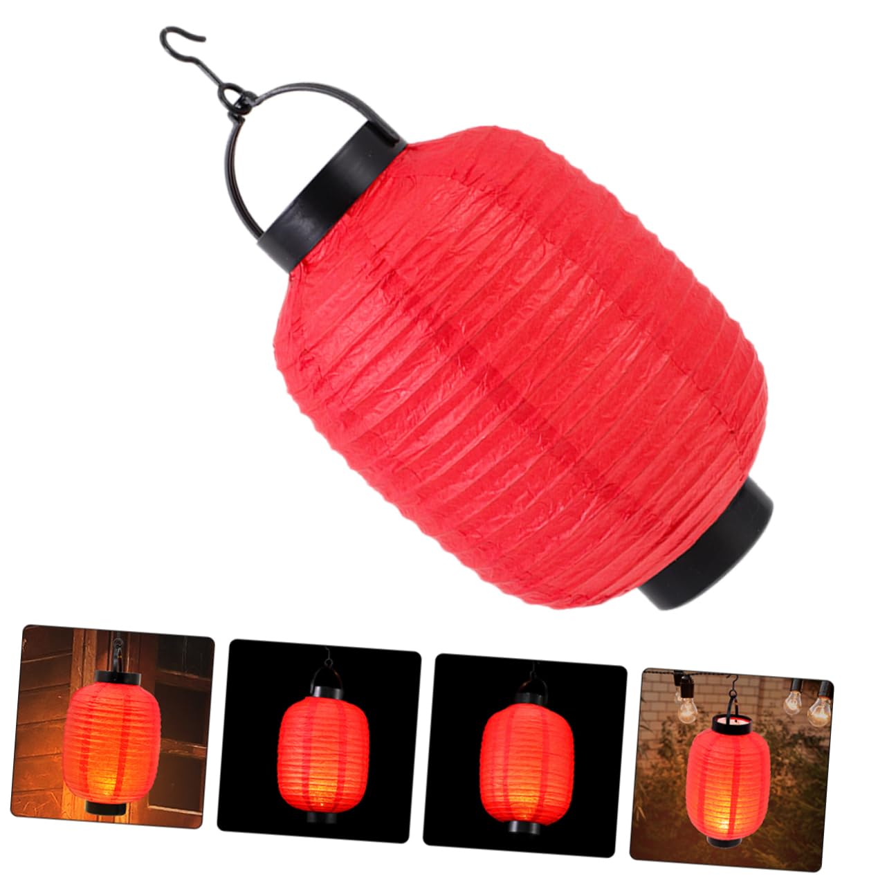 jojofuny 3 Set Di Lanterne Di Carta in Stile Giapponese Lanterne Decorative Sospese Con Luci Per La Casa 2 Pezzi * 3