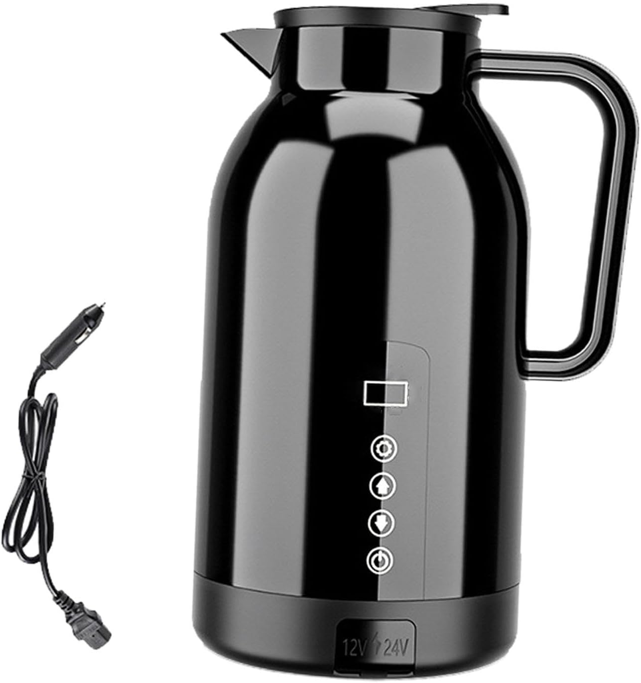 12V/24V Car Kettle for Heating Water, Portable Electric Boiler for, 1100ML
