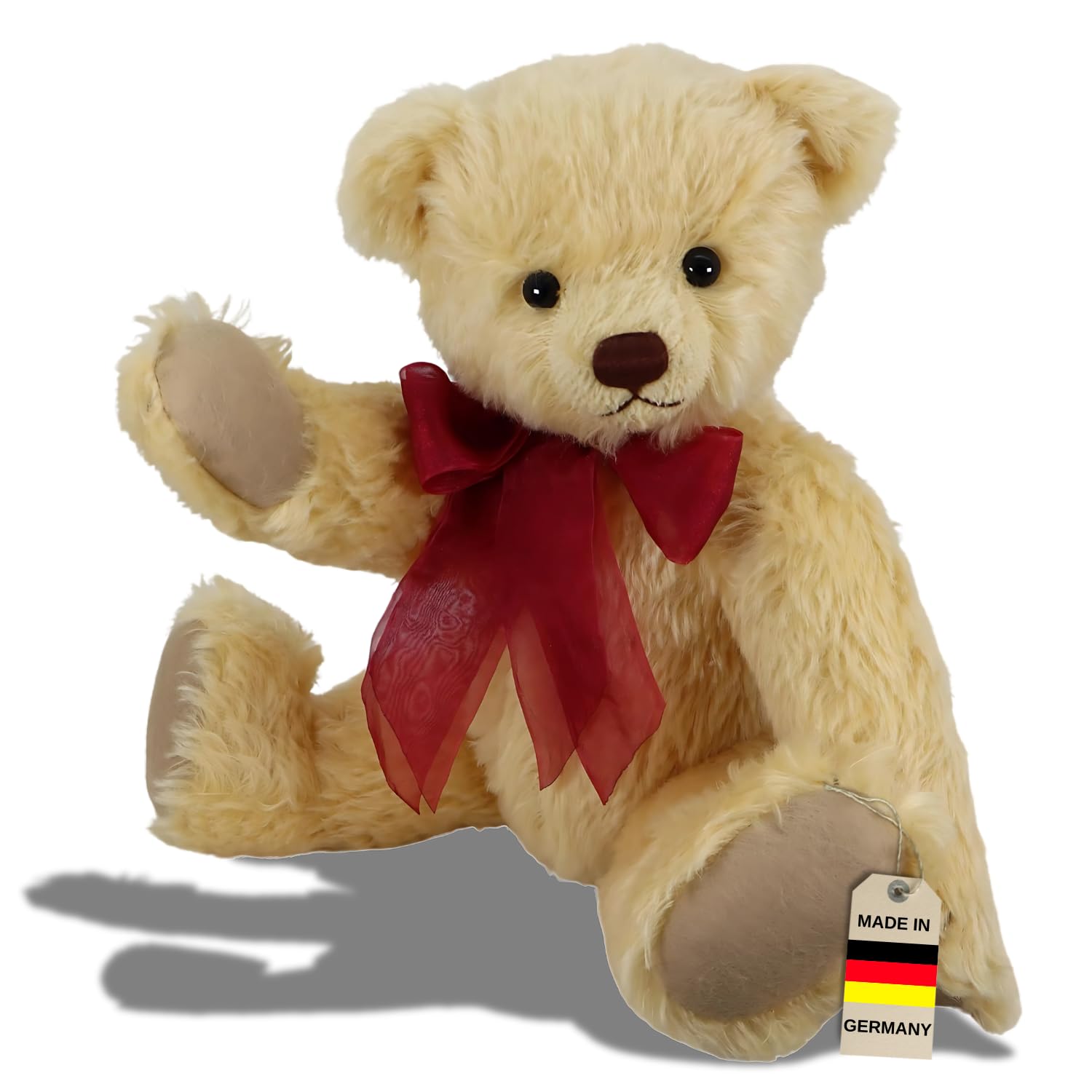 CLEMENS Mohair Teddy Bear Jaris 38 cm | Finest Mohair | Soft & Cuddly | 5 Sections | Includes Limited Collector's Passport